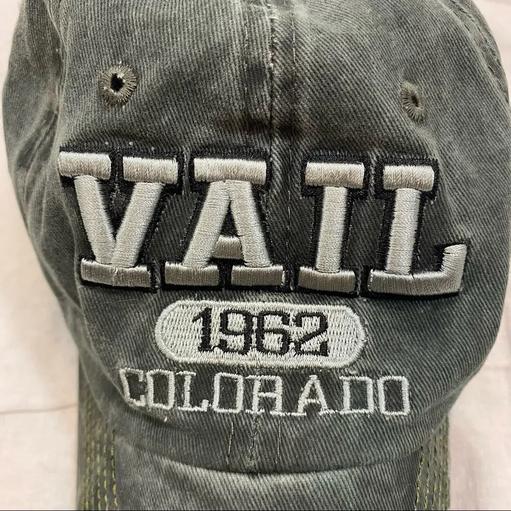 NWOT Unisex Vail Washes‎ Cotton Baseball Cap